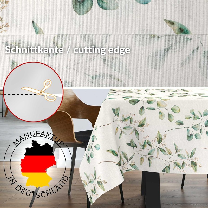 Fabric Tablecloth, Table Linen, Textile, Cotton, Polyester, Fabric, Washable, Easy