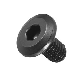 METALLIXITY Flat Head Hex Socket Cap Screws Bolts(M6-1x10) 30Pcs, 304 Stainless Steel Hex Socket Furniture Bolts Countersunk Screws - for Furniture Woodworking Project, Black