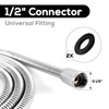 Shower Hose Extra Long Stainless Steel 118 Inches Handheld Shower