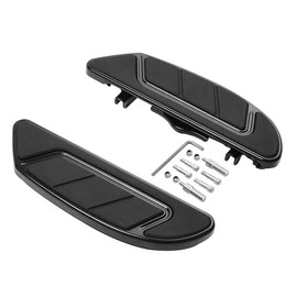 TCMT Front Rider Airflow Footboard Floorboard Fit For Harley Touring Road King Electra Street Road Glide 1986-2025 Trike Models 2008-2025 Softail FL 1986-2017 Switchback FLD 2012-2016