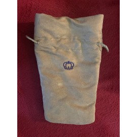 Crown Royal Reserve Medium Tan Faux Suede Drawstring 750ml bottle Bag