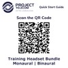 Project Telecom Training, Supervising & Coaching Headset Bundle - Wired