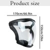 Tabanzhe Anti-fog Full Face Shield-Protective Head Cover Reusable Transparent Safety
