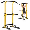 DlandHome Power Tower Dip Station Pull Up Bar for Home