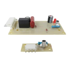 2025 Upgrade 4389102 Refrigerator Ice Maker Emitter Sensor Control Board Kit for Whirlpool Kenmore, Replaces TJ4389102R, W10193666, W10193840, W10290817, W10757851, Brown