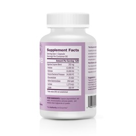 Houston Enzymes - Zyme Prime - 90 Capsules - Digestive Enzymes Women & Men Enzyme, Digestion for Carb, Fat & Protein Breakdown, Helps Intolerances, Bloating & Gas, Digestive Health Supplement