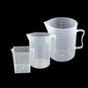 Plastic Measuring Jugs, Multi Function Measuring Jugs Set Heat-Resistant Clear