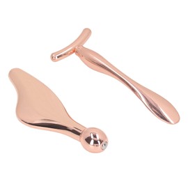 2pcs Face Roller Massage Sticks Cooling Metal Facial Massage Tools Beauty Skin Roller Face Lifts