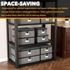 SpaceAid China Storage Containers 6 Pack, Stackable Hard Shell Quilted