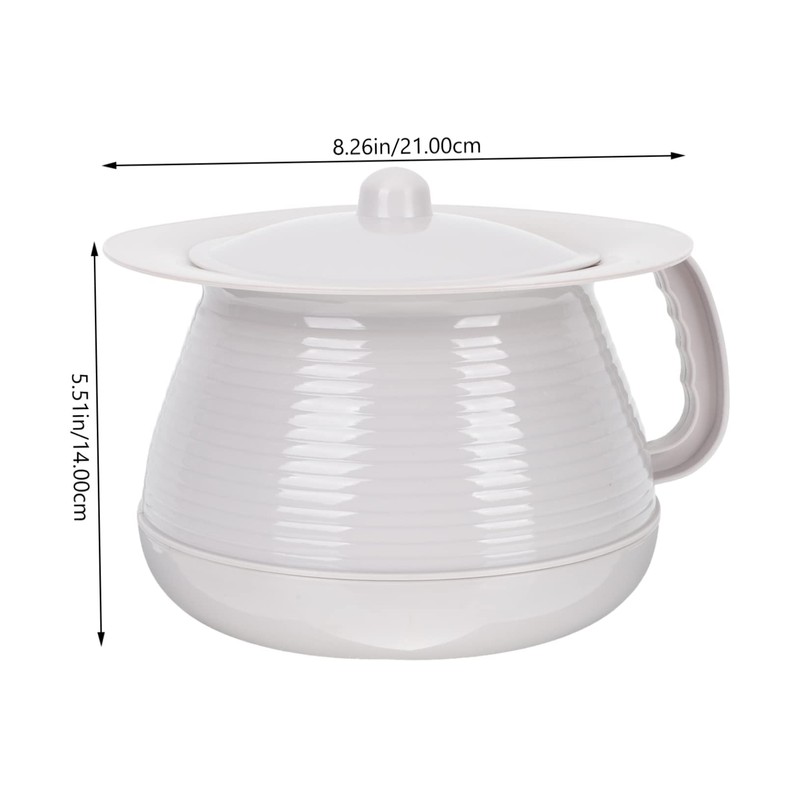Levemolo Urinal Thick Plastic Chamber Pot Lid Boys and Girls