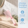 Wide Tooth Comb for Curly Hair, Dual Row Wave Teeth