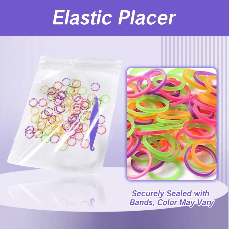 YAFIYGI 200 Pack 1/4 Inch Braces Rubber Bands Orthodontic Rubber