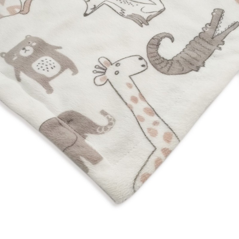 BORITAR Elephant Baby Security Blanket Soft Minky Dot Fabric Lovey