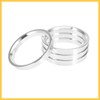 REPAIROCK 4pcs OD 72.6mm to ID 63.4mm Aluminium Alloy Car