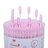 HOMEFOX Black Cotton Swabs Spiral Pointed - 200 Count Organic