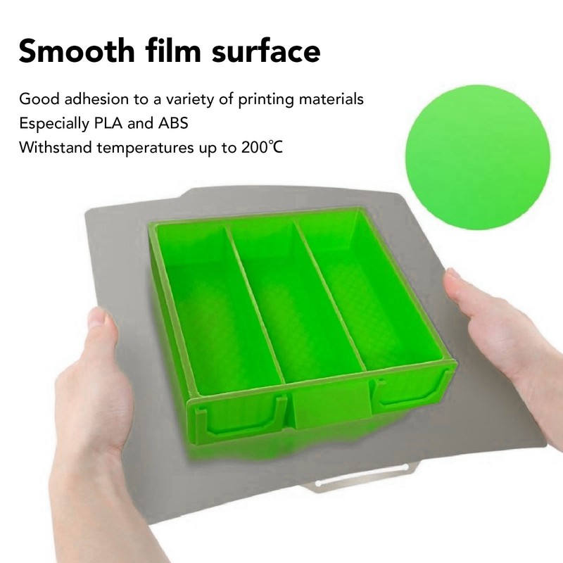 PEI Build Plate 184x184mm Single Sided Smooth Flexible Spring Steel