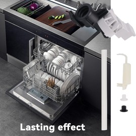 Walmine 5304504077 Dishwasher Pressure Sensor Pressure Control Kit Replacement for AP5989311 PS11731946