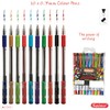 SAINO Ezirite Ballpoint Pens, MULTICOLOUR, Fine Point (0.6mm), Pack of
