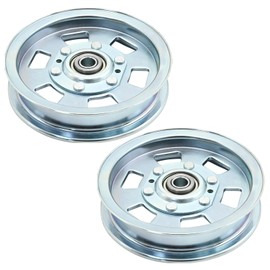 ZUDKSUY 2 Pcs Lawn Mower Idler Pulley Replacement for Bad Boy ZT Series 48 50 54 and 60 Inch Decks, Replaces 033-2000-00 033-7201-00