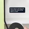 2 Rolls Weather Stripping Door Seal, 3/4'' W x 3/8''