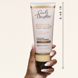 Carol's Daughter Goddess Strength Fortifying Conditioner For Wavy, Coily and Curly Hair, Conditioner with Castor Oil for Weak Hair, 11 Fl Oz