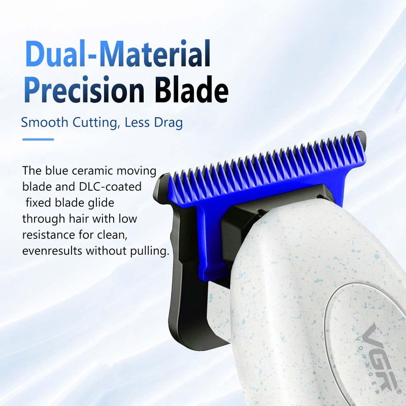 VGR 887T Zero Gap Hair Trimmer for Men with 6-Speed