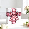 KINGLAKE Red White Black Wired Ribbon – 2.5 Inch x