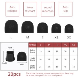Heel Caps for High Heels, 10 Pairs High Heel Protectors - Heel Repair Caps Covers Heel Stoppers, Heel Covers for Heels Shoes, Heels Cap Shoes Replacement Tips for Grass Wedding Outdoor Events