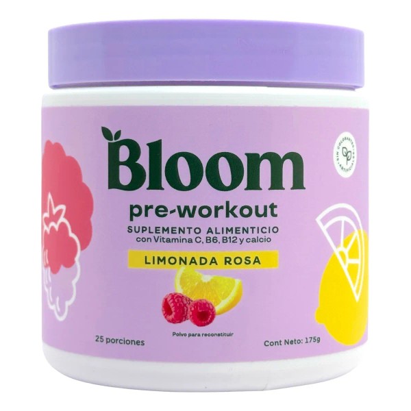 Bloom Pre-workout Limonada Rosa 175 G Kps