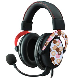 MightySkins Skin Compatible with Kingston HyperX Cloud II Gaming Headset - Donut Binge | Protective, Durable, and Unique Vinyl Decal wrap Cover | Easy to Apply, Remove | Made in The USA