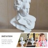 EXCEART Resin Sketch Figures Beethoven Bust Statue Figures Plaster Line