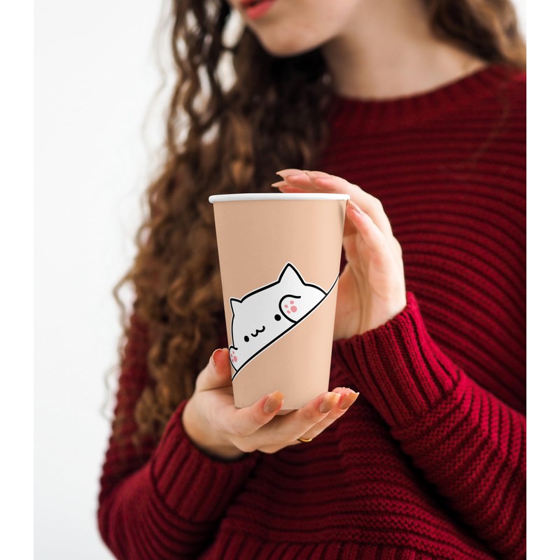 eDesign Bongo Cat! Sticker Decal Bumper Sticker 5 inches