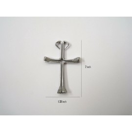 Capewell CH5 5" Horseshoe Nails Pre Bent for Disciples Cross Necklace & Keychain - 300 Tops