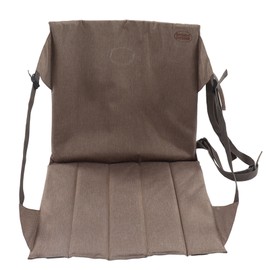 Foldable Seating Cushion Triangular Fence Back Mesh Pocket Wear Resistant Portable Chair Cushion for Hiking Fishing