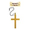 Gold monk cross () Costume Accessory