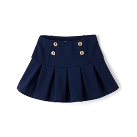 Gymboree,Girls,and Toddler Ponte Knit Skort,Tidal Pleated,6