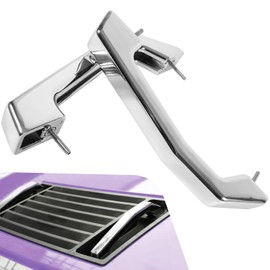 YMT 12498996 Silver Billet Hood Handles Exterior Accessories Fits for Hummer H2 SUT 2003-2009