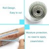 4 Rollos Vendaje Impermeable, BetterJonny Elástico Transparente Vendaje Adhesivos Transparentes