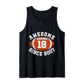 Awesome Since 2007 Football Fan Gifts for 18 Year Old Boy Tank Top