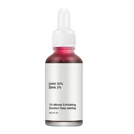 Gesichtsserum,Peeling-Lösung,AHA 30% + BHA 2% Peeling Solution,Gesicht Exfoliant,Schönheitsfehlern Reduziert Gegen Pickel & Mitesser, Große Poren (30 ml)