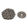 428 17T 17mm Sprocket 428 Drive Chain 60 Links Kit