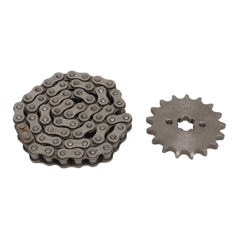 428 17T 17mm Sprocket 428 Drive Chain 60 Links Kit
