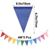G2PLUS Colourful Bunting Outdoor Weatherproof, 20 m Indoor Party Bunting