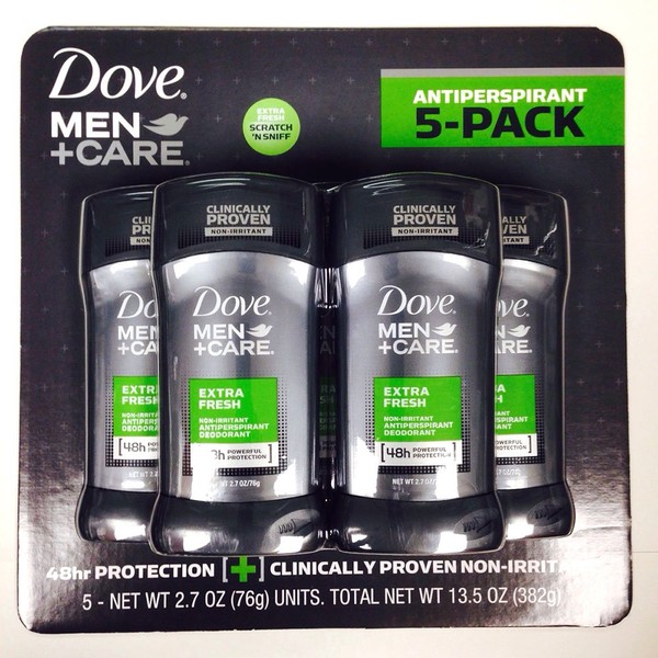 Dove Men Care Deodorant, Extra Fresh (2.7 oz, 5 pk.)