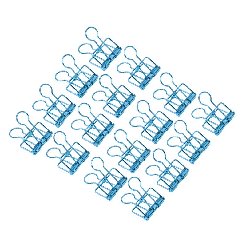 50Pcs Hollow Binder Clips Metal Paper Binder Clips for Documents