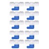 10Pcs Inline Shut Off Ball Valve 3/8in OD Plastic Quick