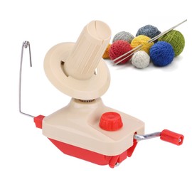 Enrollador de hilo rápido, cuerda de rollo de tejer manual Hilo de hilo de lana de fibra Portabobinas de bola Accesorios de costura Herramienta de tejido Bobinadora de hilo para bola de fibra de hilo