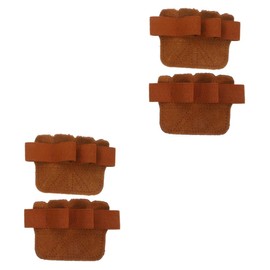 BESPORTBLE 2 Pairs Men's Gym Workout Gloves Pull up Wrist Straps Weightlifting Barbell Palm Protectors