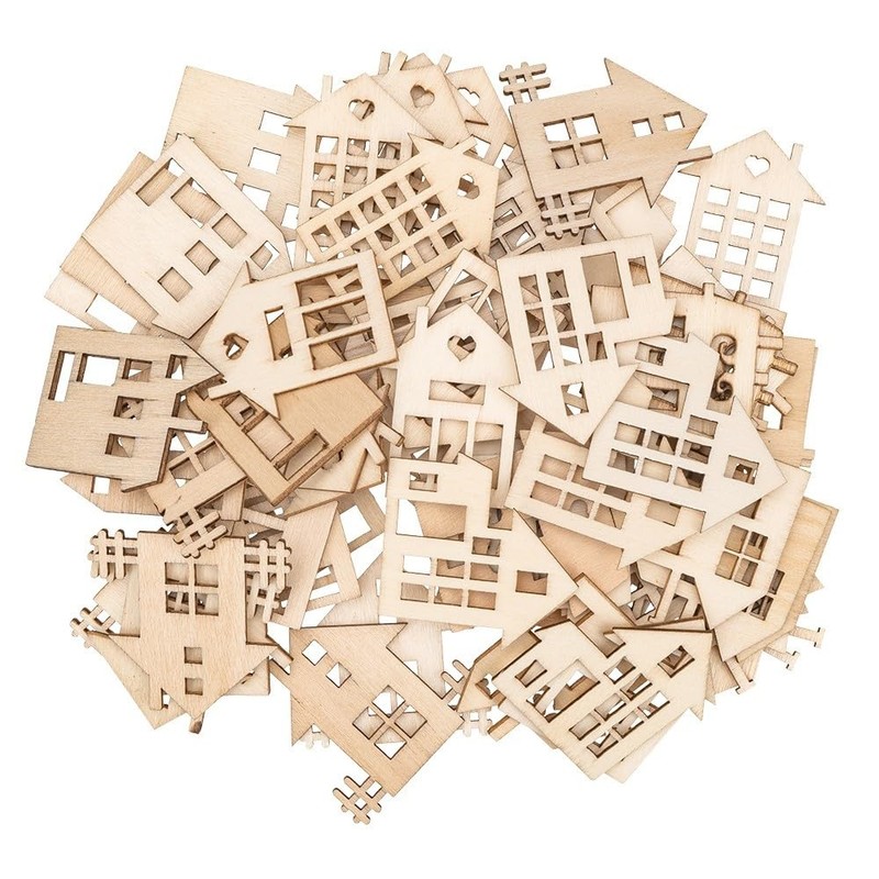 Ideen mit Herz Wooden Scatter Decoration | Wooden Motifs |