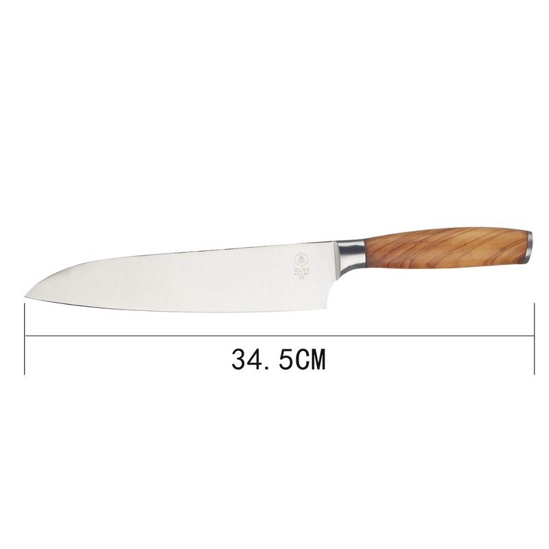 LAGUIOLE - Kochmesser - Griff aus Olivenholz